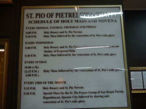 padre pio chapel ayala feliz mass schedule|St. Pius of Pietrelcina (Padre Pio) Parish Mass .